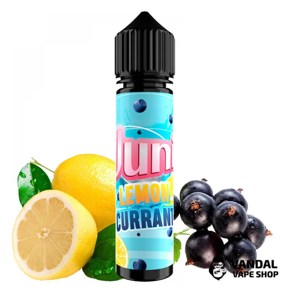Жидкость Juni 60 мл на органическом никотине 6 мг со вкусом лимона и черной смородины