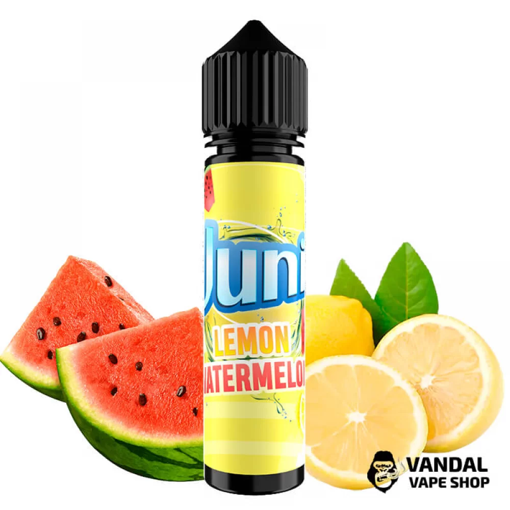 Рідина Juni 60 мл на органічному нікотині 0 мг зі смаком лимону та кавуна