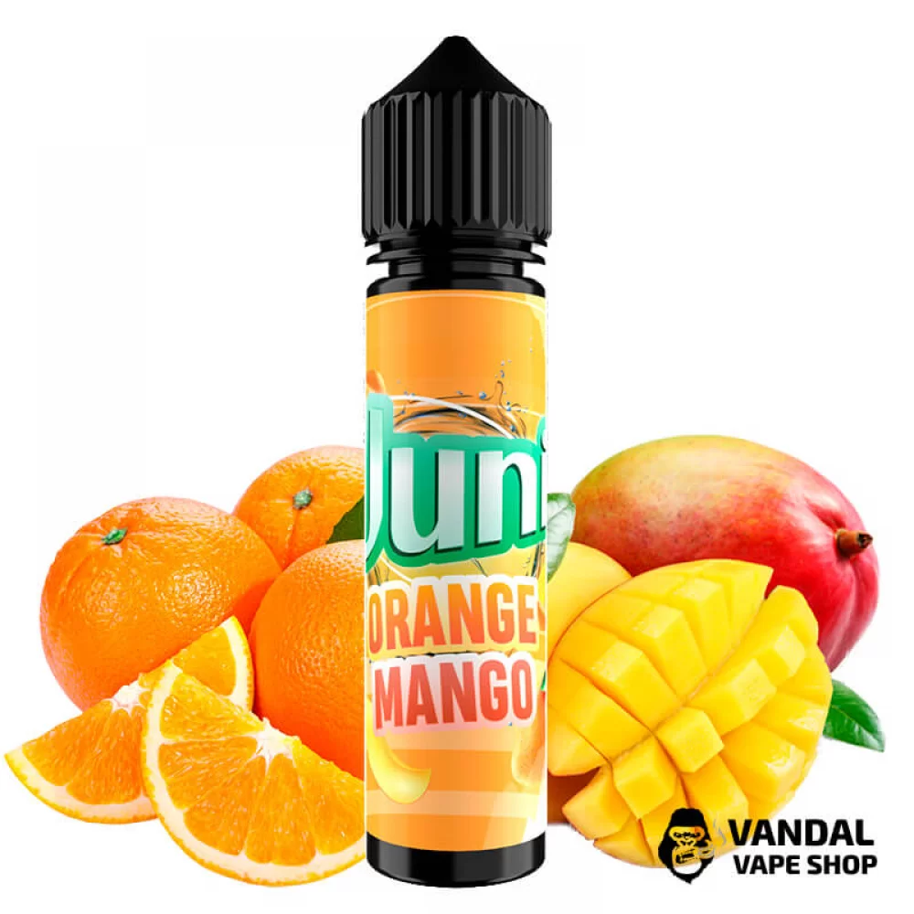 Рідина Juni 60 мл на органічному нікотині 0 мг зі смаком апельсину та манго