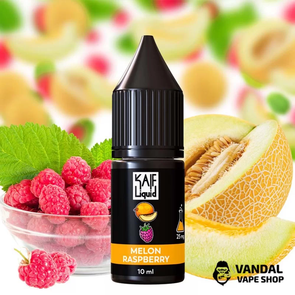 Жидкость Kaif Liquid Salt 10 мл на солевом никотине 25 мг со вкусом дыни и малины