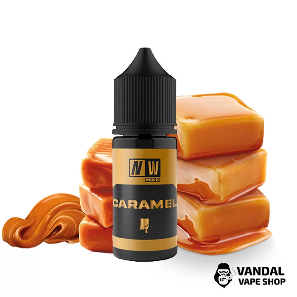 Жидкость NW MAX Salt 30 мл на солевом никотине 50 мг со вкусом карамели