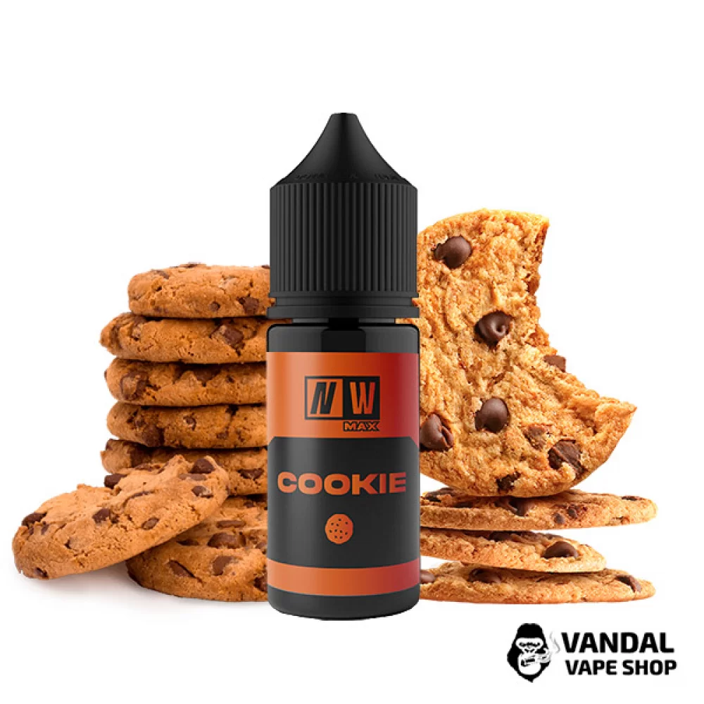Рідина NW MAX Salt 30 мл на сольовому нікотині 50 мг зі смаком печива Рідина NW MAX Salt 30 мл на сольовому нікотині 50 мг зі смаком печива