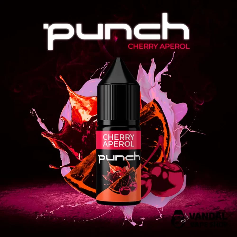 Рідина Punch 15 мл, 50 мг на сольовому нікотині зі смаком вишні, апельсина і грейпфрутового соку Рідина Punch 15 мл, 50 мг на сольовому нікотині зі смаком вишні, апельсина і грейпфрутового соку