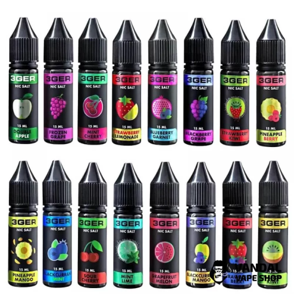 ЖИДКОСТЬ 3Ger Salt 15 мл НА СОЛЕВОМ НИКОТИНЕ