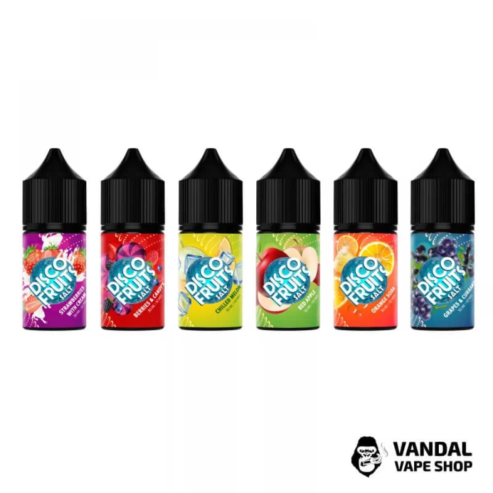 ЖИДКОСТЬ DISCO FRUITS 30 мл НА СОЛЕВОМ НИКОТИНЕ
