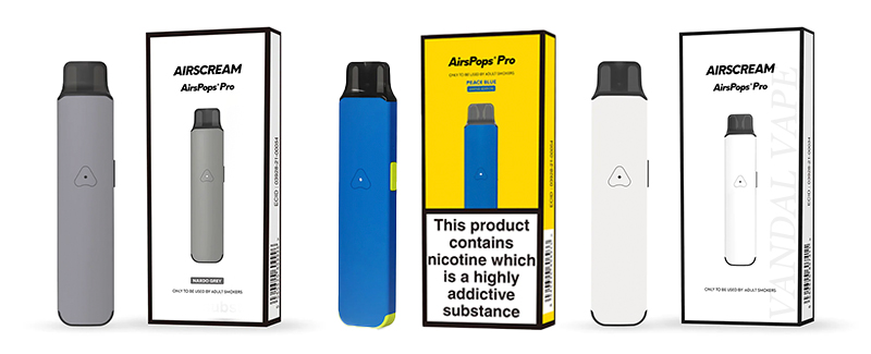 Цветовая палитра AirsPops Pro Pod Kit